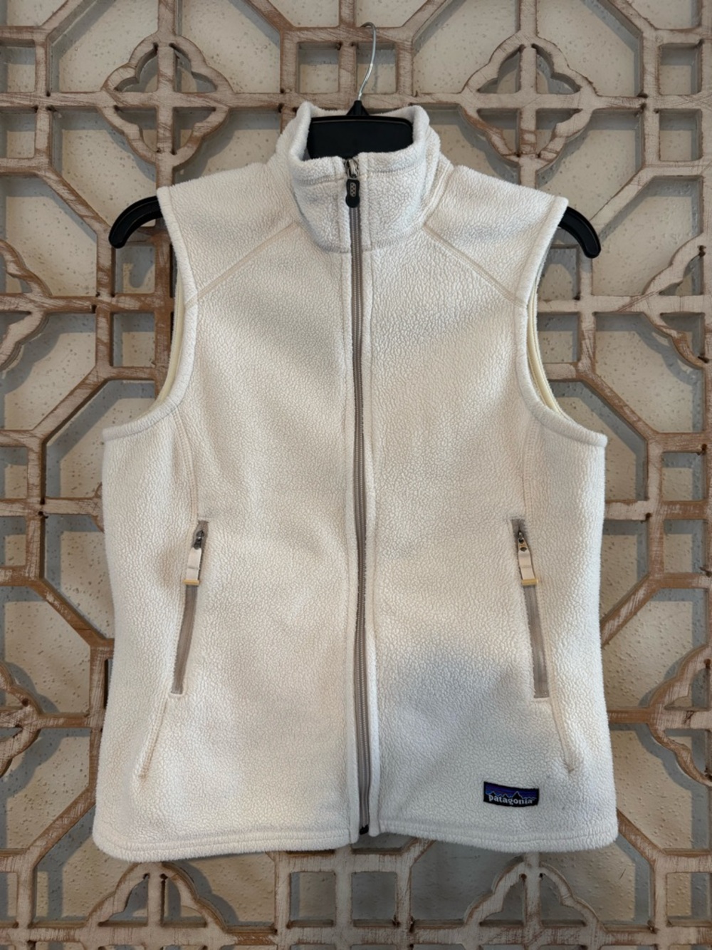 Patagonia Synchilla Cream Fleece Vest - Full Zip